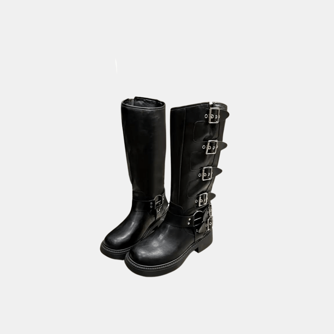 BIKERS BOOTS | Stivale con fibbie - MFO