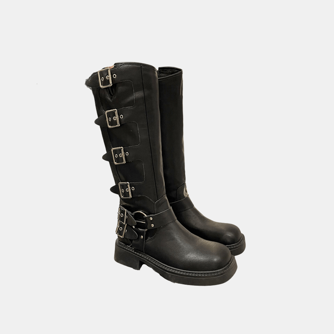 BIKERS BOOTS | Stivale con fibbie - MFO